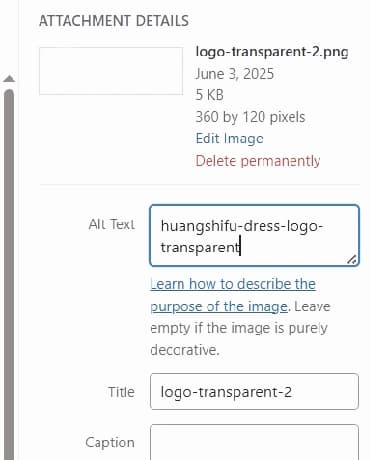 wordpress-tutorial-08-white-logo-alt-text-edit