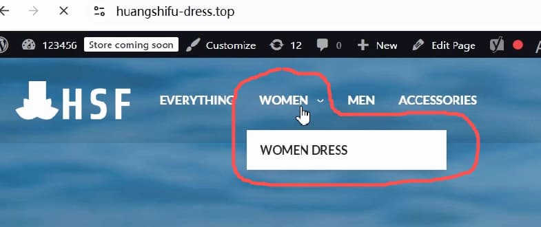 wordpress-tutorial-13-decked-menu-women-dress
