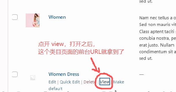 wordpress-tutorial-13-get-women-dress-category-url