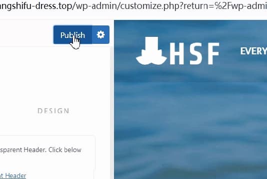 wordpress-tutorial-13-save-appearance-customize-page