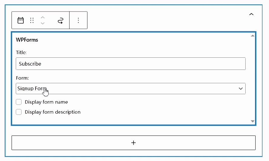 wordpress-tutorial-13-subscribe-form-entry-in-widget-1