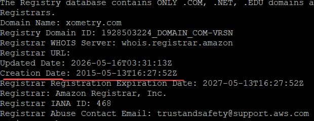 xometry.com-website-analysis-domain-registration-date