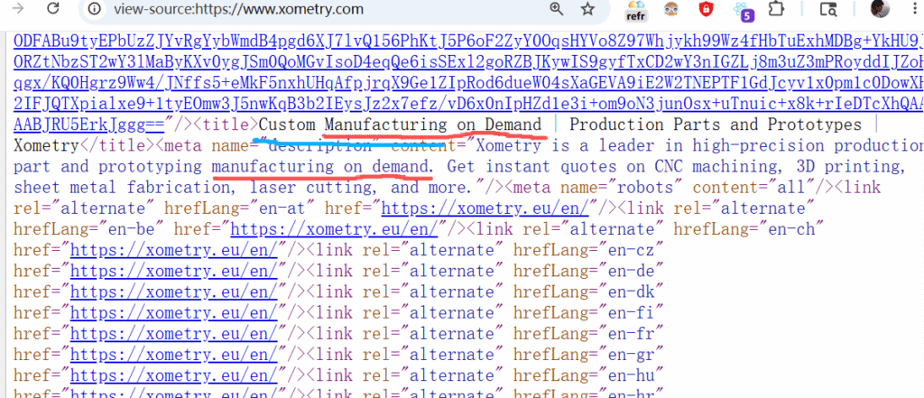 xometry.com-website-analysis-homepage-title-and-meta-description