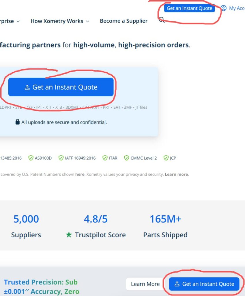 xometry.com-website-analysis-online-quoting-system