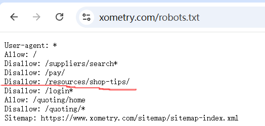 xometry.com-website-analysis-robots.txt-file