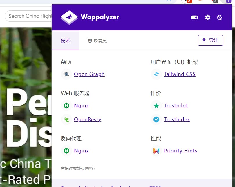 chinahighlights.com-tech-stack