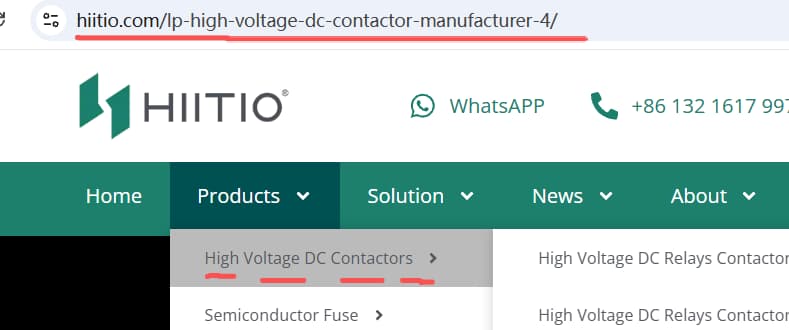 hiitio.com-contactor-url-problem